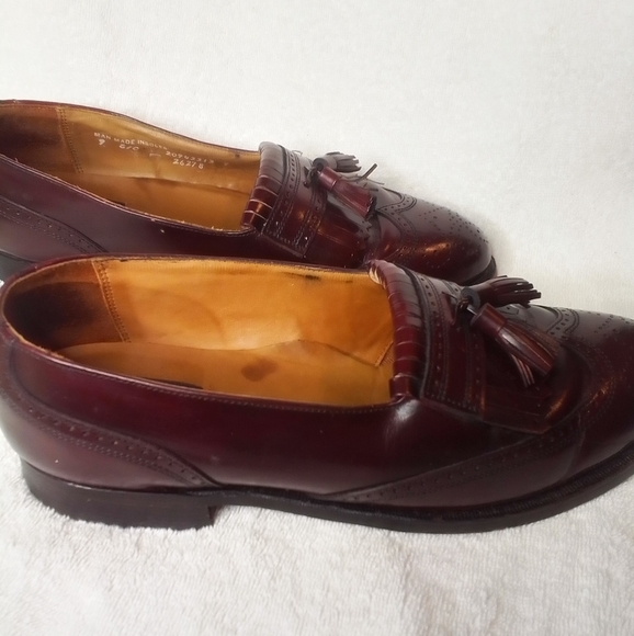 Bostonian Classic Cordova Wing Tip Old Skool Style  Loafers Men's Dress … - Picture 3 of 7